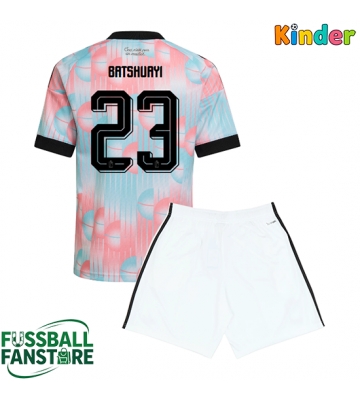 Belgien Michy Batshuayi #23 Replik Auswärtstrikot Kinder WM 2026 Kurzarm (+ Kurze Hosen)